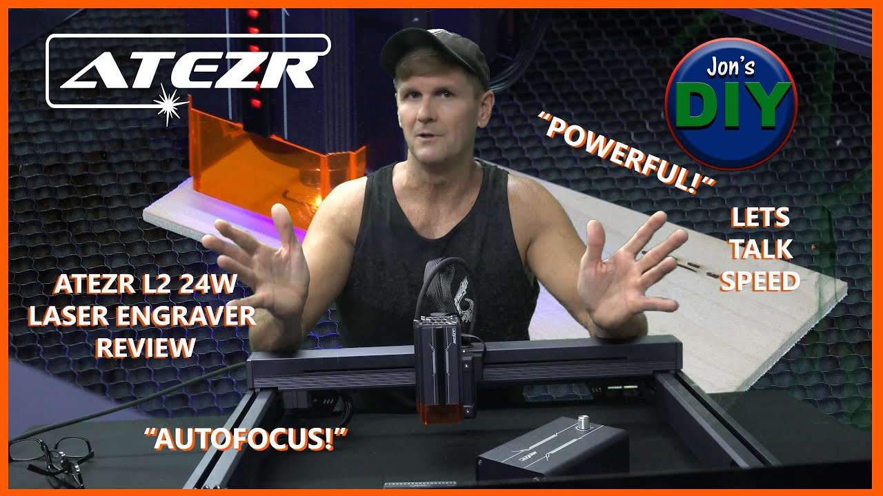 Atezr L2 24W Autofocus, Intelligent Air! REVIEW (Jon's DIY) - YouTube
