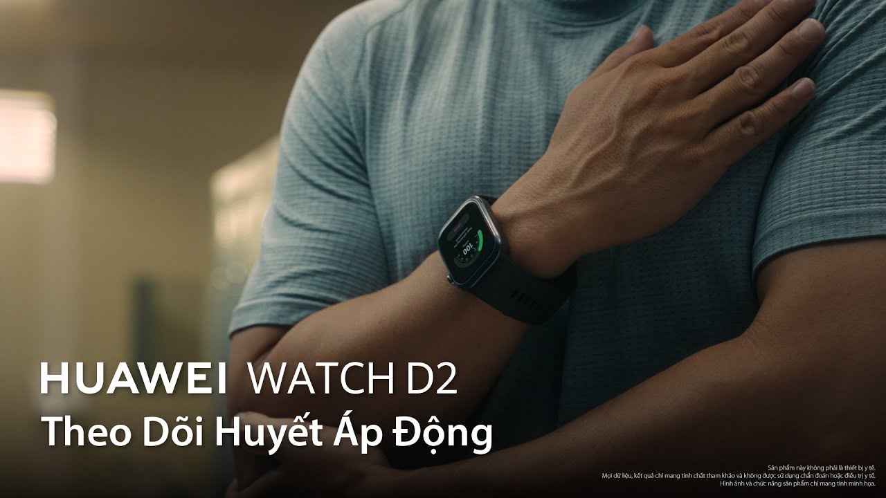Outline Video HUAWEI WATCH D2, Quản Lý Sức Khỏe Toàn Diện