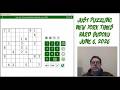 New York Times Hard Sudoku June 6 2026