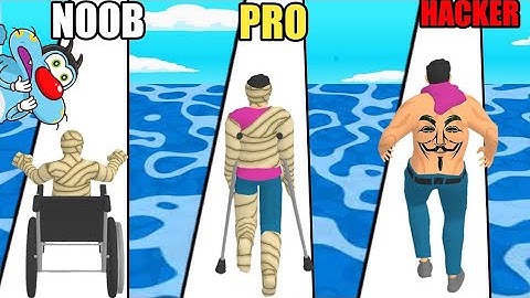 NOOB VS PRO VS HACKER VS GOD in Healthy Runner Biggest Update