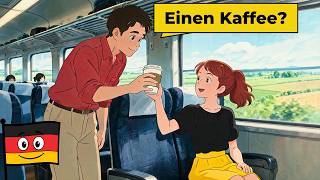 Get to know a stranger in Germany 🤝 | 10 real conversations (A1-A2) screenshot 3