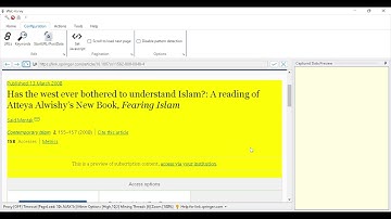Scraping Springer Article links using Webharvy Scraper | Springer.com