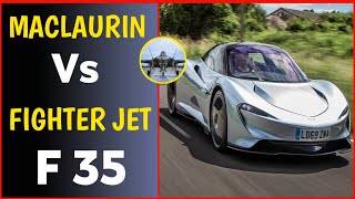 McLaren Gt Vs Fighter Jet F35  | Car Experiment | #shorts