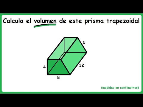 Video: ¿Cuál es la fórmula para encontrar el volumen de un prisma trapezoidal?