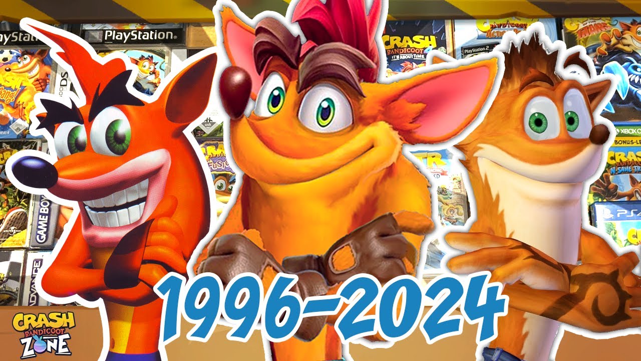 TUTTI I GIOCHI DI CRASH BANDICOOT (19962024) YouTube