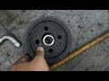 SUBARU IMPREZA S203 2005 CHANGE ENGINE PULLY...
