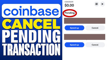 How To Cancel Pending Transaction On Coinbase (2025)