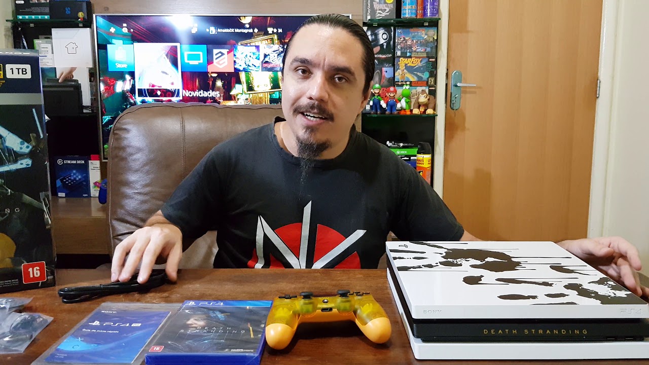 PlayStation 4 PRO Death Stranding Special Edition - 4K Unboxing