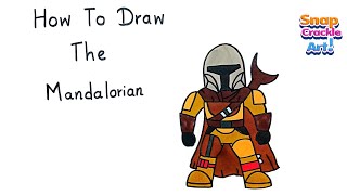 How To Draw The Mandalorian Step By Step | Drawing Lesson Made Fun And Easy