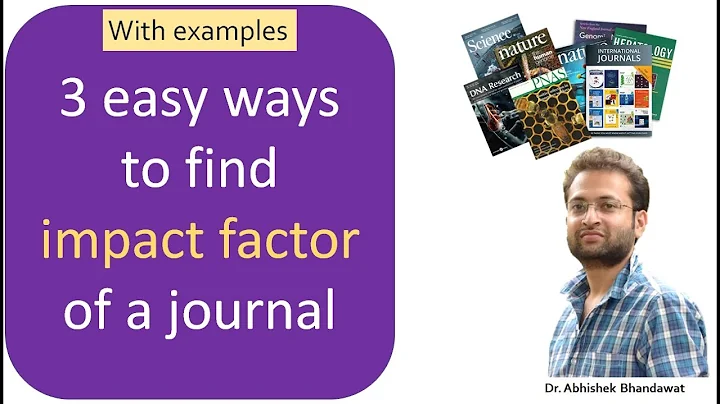 How to find latest Impact Factor of a journal? Best way to find out impact factor of an article? - DayDayNews