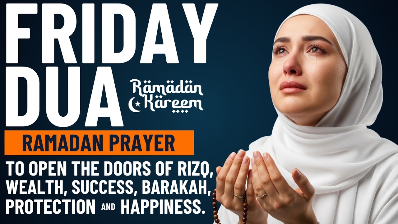 FRIDAY DUA | Ramadan Prayer For Rizq, Wealth, Success, Barakah and Protected by Allah