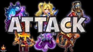 Castle Clash Attack Strategy Heroes Team Setup screenshot 2