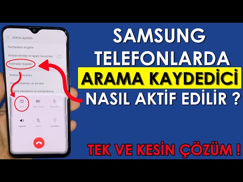 Samsung Android Telefonlarda Arama Kaydedici-Çağrı Görüşme Kaydı Nasıl Yapılır? -RESMİ YÖNTEM- 2024