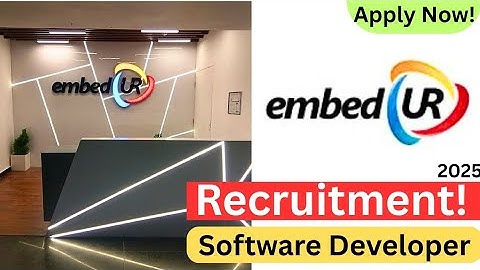 EmbedUR Systems Hiring! | Developer Role | 2025 Batch | Apply ASAP!