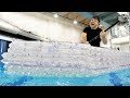 I Made An Entire Boat With Recycled Water Bottles!!