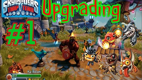 Skylanders: Trap Team: Skylander Upgrading Session Part 1 (Wii U)