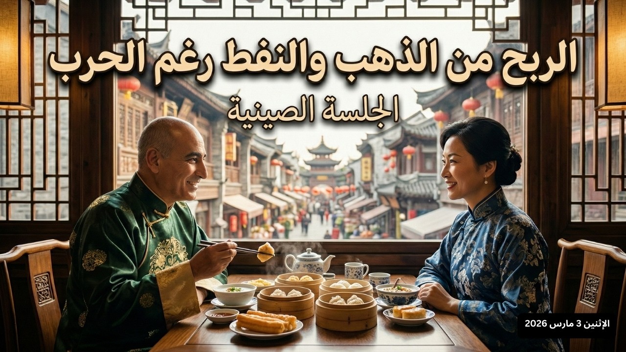 الربح من الذهب والنفط رغم الحرب..لايف الجلسة الصينية