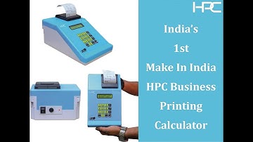 HPC BUSINESS PRINTING CALCULATOR MODEL: HPC 10 #printingcalculator #calculator #thermalprinters