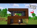 ⛏️ Minecraft : Survival STARTER House 🏡 [ Build Tutorial for Survival ]