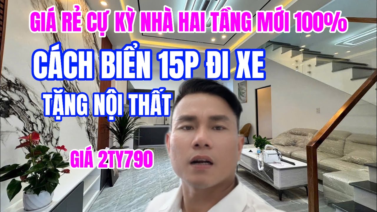Giá quá rẻ cho căn nhà mới hai tầng hai mặt tiền. Full thổ cư. Full nội thất