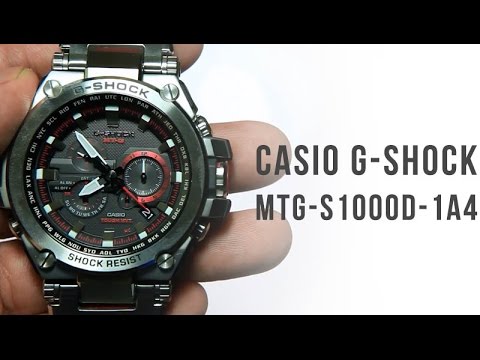 Casio G-shock MTG-S1000D -1A4 Sapphire glass : Unboxing