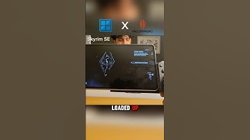 Winlator on REDMAGIC Astra Gaming Tablet (Skyrim) with Winlator Container Settings