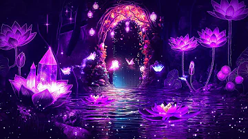 Peaceful Night 💜 Soul Soothing Sleep Music 🎵 Drift Into Dream World