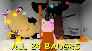 All 24 Badges | Piggy Find Badge Games