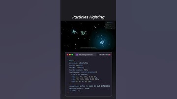 Amazing Particle Effect ✨ | Creative Coding | #shorts