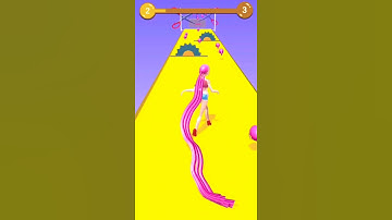 Hair Rush Game Level 2 Walkthrough Gameplay All Levels (iOS Android PC) Mobile 3D New Update #Shorts