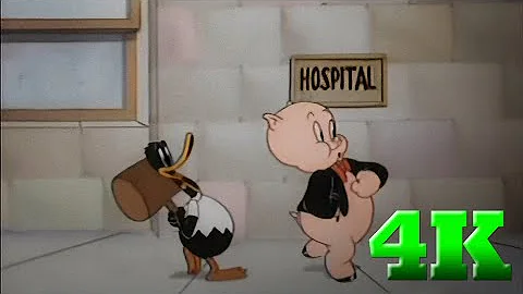 Looney Tunes:  The Daffy Doc - "Daffy's Patient" Clip IN 4K