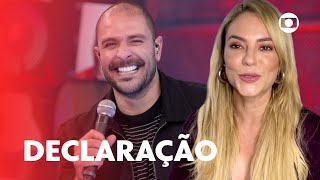 Paolla Oliveira faz surpresa para Diogo Nogueira e deixa cantor sem ar | Altas Horas | TV Globo