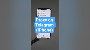 Proxy on Telegram (IPhone)