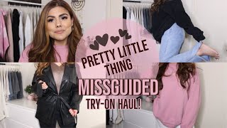 PRETTY LITTLE THING, MISSGUIDED, NASTYGAL TRY-ON HAUL! 2021 (ESSENTIAL WARDROBE BASICS)