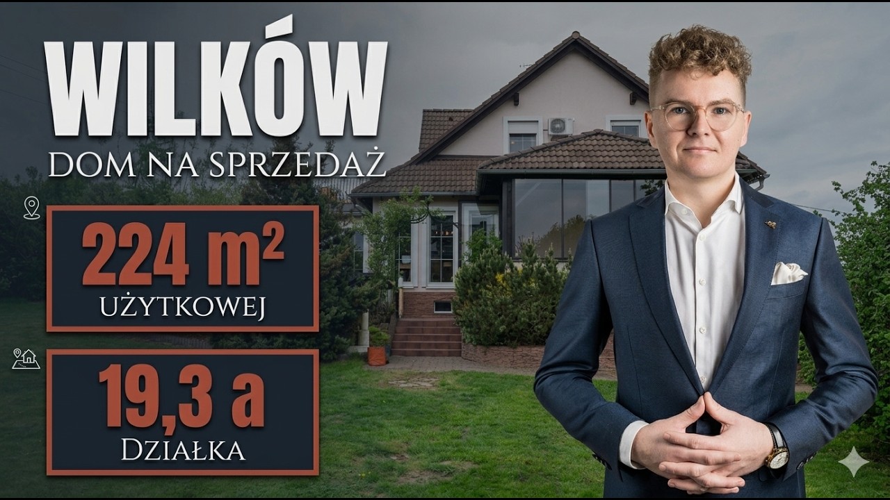 DETACHED HOUSE | 244m2 | 19 AR | WILKÓW | SAUNA - House - Sale - Krakowski, Kocmyrzów-Luborzyca / Wilków
