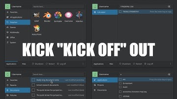 Plasma 5.18: Replace KickOff w an icon based menu [Proposal]