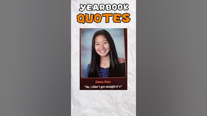 MY SCHOOL'S FUNNIEST YEARBOOK QUOTES 📙 [2] #Shorts