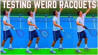 Testing Weird Tennis | Snauwaert Wilson Sledgehammer, Blackburne, Battistone FS - YouTube