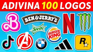 Adivina 100 Logos en 3 Segundos 🧠🔥👀 Quiz de Logos