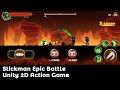 Stickman Epic Battle Shadow Warriors Unity 2D Action Game Template | Unity 2D Fighting Game