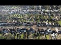 A Sunny Winter's Day in Waterlooville Hampshire as seen from the North Side of the Town 4K