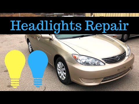 Camry Car Headlight Bulb and Socket Replacement - Flickering Headlights