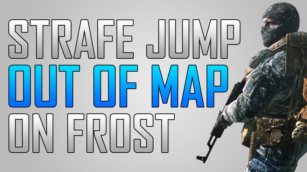 Black Ops 2 Glitches: Strafe Jump Out of Map Glitch on Frost