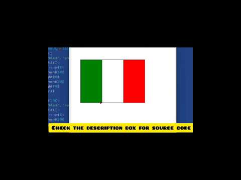 Italian flag in