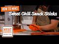 Homemade Sweet Chili Smoked Snack Sticks with Walton's