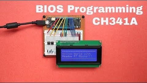 How to Program a BIOS Chip Using CH341a Board
