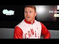 CANELO REACTS TO SAUNDERS RING SIZE DEMANDS! HINTS FUTURE MOVE TO 175 - FULL GRAND ARRIVAL INTERVIEW