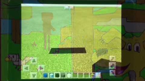 MINECRAFT: how to build muscle mans head ( regular show) pixel art tutorial