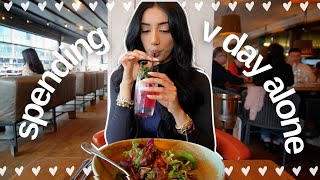 SPENDING VALENTINE'S ALONE | solo date, photoshoot, grwm, self-love & romanticising life