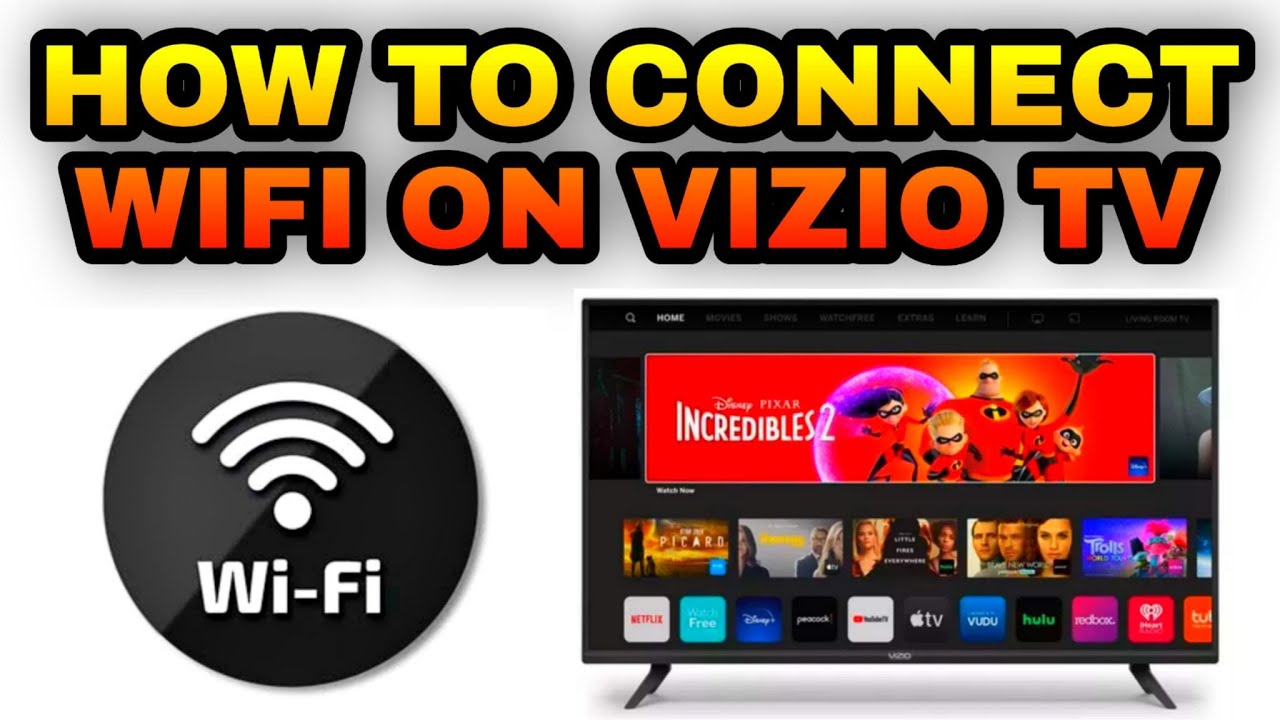 How to Connect to WiFi on Vizio D-series Smart TV - YouTube